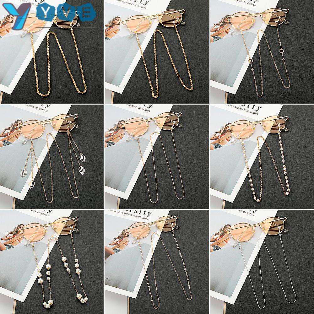 Dây đeo giữ mắt kính chống thất lạc đính ngọc trai thời trang sang trọng