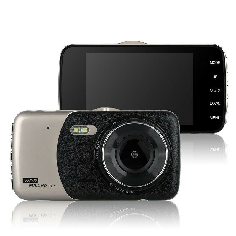 [ Tặng thẻ 0GB-32GB ] Camera hành trình ô tô trước sau Full HD 1080P mẫu mới, ống kính kép siêu bền