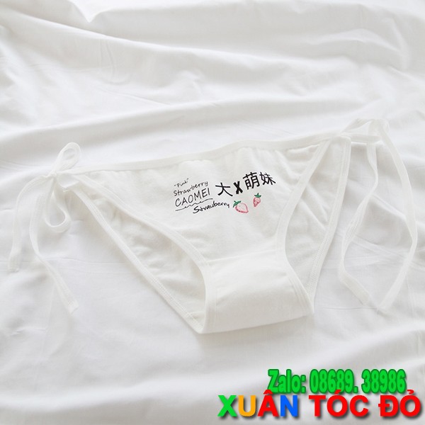 SỈ ZALO RẺ HƠN NHIỀU_ Quần Lót Buộc Dây Dâu Tây Mới Siêu Đẹp M066 | BigBuy360 - bigbuy360.vn