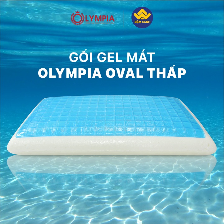 Gối gel mát Olympia oval 40x70x10