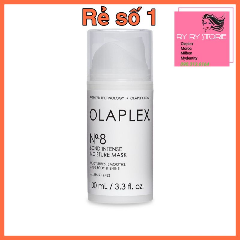 Olaplex No8 mặt nạ cho tóc, cấp ẩm chuyên sâu hạn chế khô xơ, giúp tóc bóng, mềm cực kì