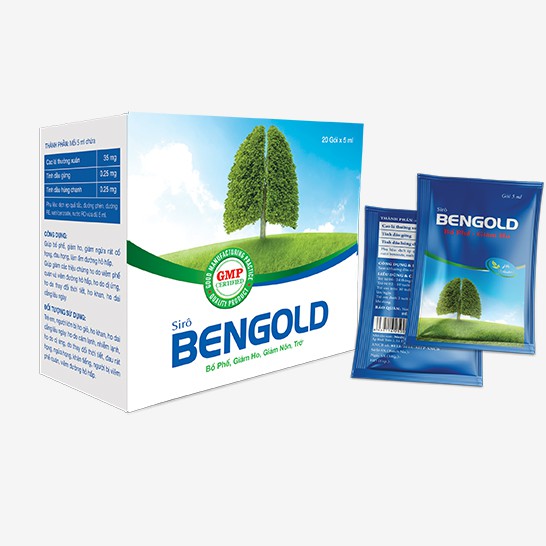 Siro Ho Bengold – Hỗ trợ bổ phế, giảm ho do viêm họng, viêm đường hô hấp