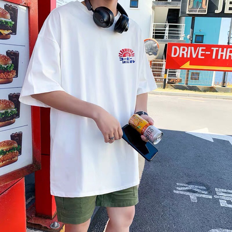 Áo thun tay lỡ WIND phông unisex form rộng Vitamin C thời trang nam nữ oversize | BigBuy360 - bigbuy360.vn