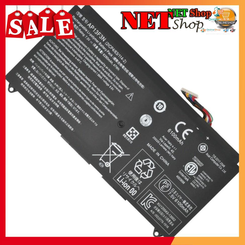 💖💖 Pin Acer (Original)47Wh Aspire S7-391 S7-392 S7-393 AP13F3N  Battery