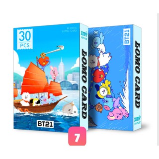 Lomo Card Ảnh BT21