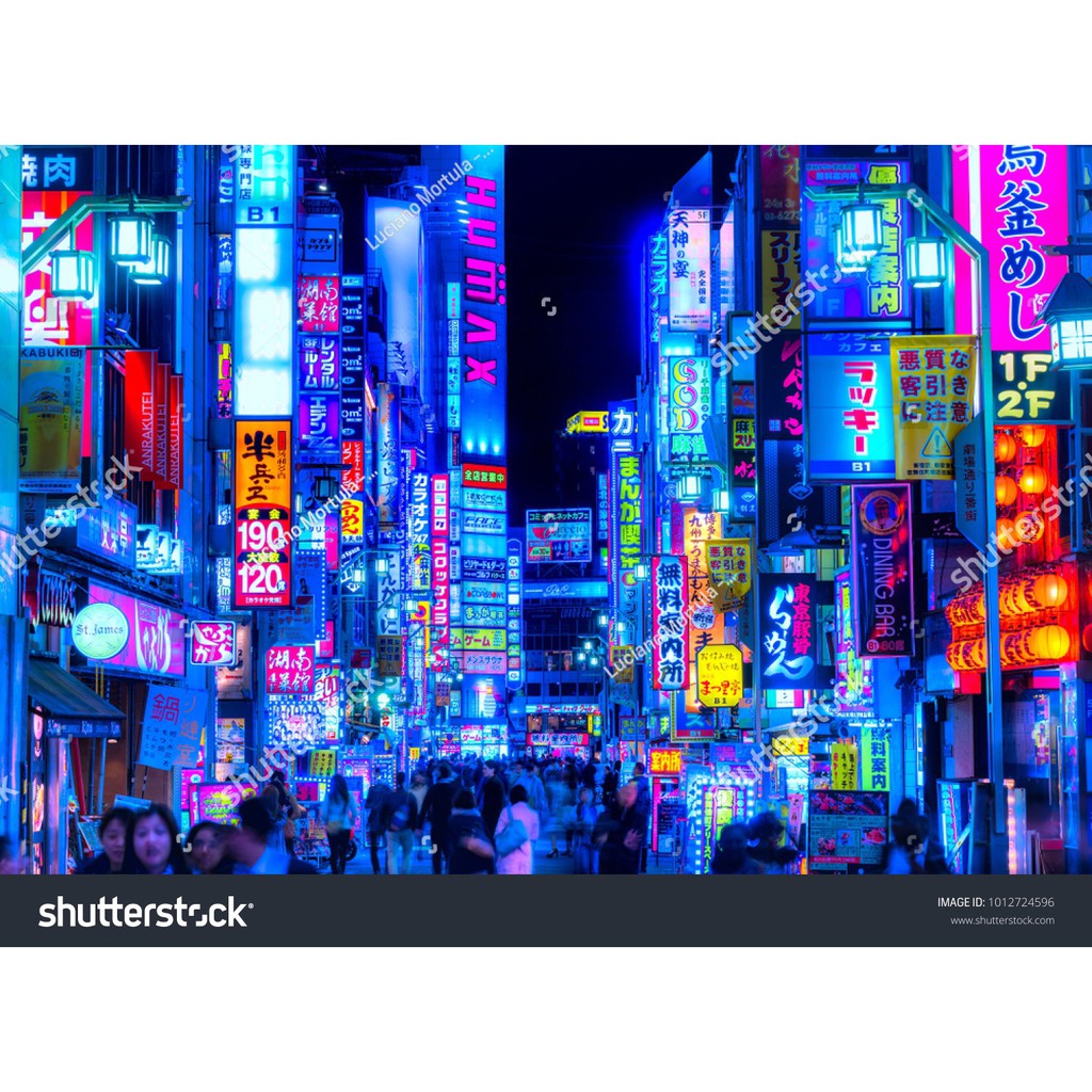 Tranh lụa 3d Đường Phố Nhật Bản ĐPNB-07