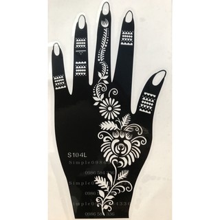 Khuôn xăm bàn tay [Ảnh thật] Mã 104L