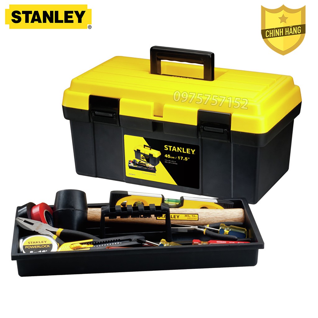 Hộp đựng đồ nghề cao cấp Stanley, thùng đựng dụng cụ sửa chữa đa năng tiêu chuẩn Mỹ