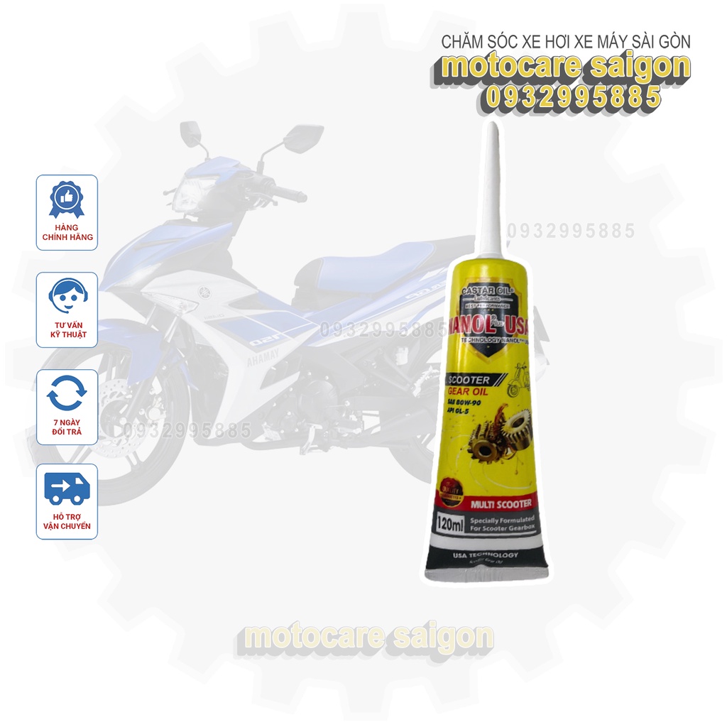 Bộ sản phẩm bán Kèm nhớt lap - REPSOL SCOOTER MB 10W40 800ml và nhớt hộp số NANOL USA