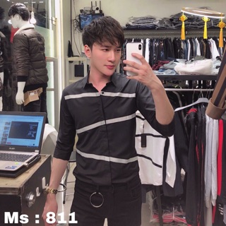 Sơmi soái ca 3 vạch ngang cực đỉnh!!