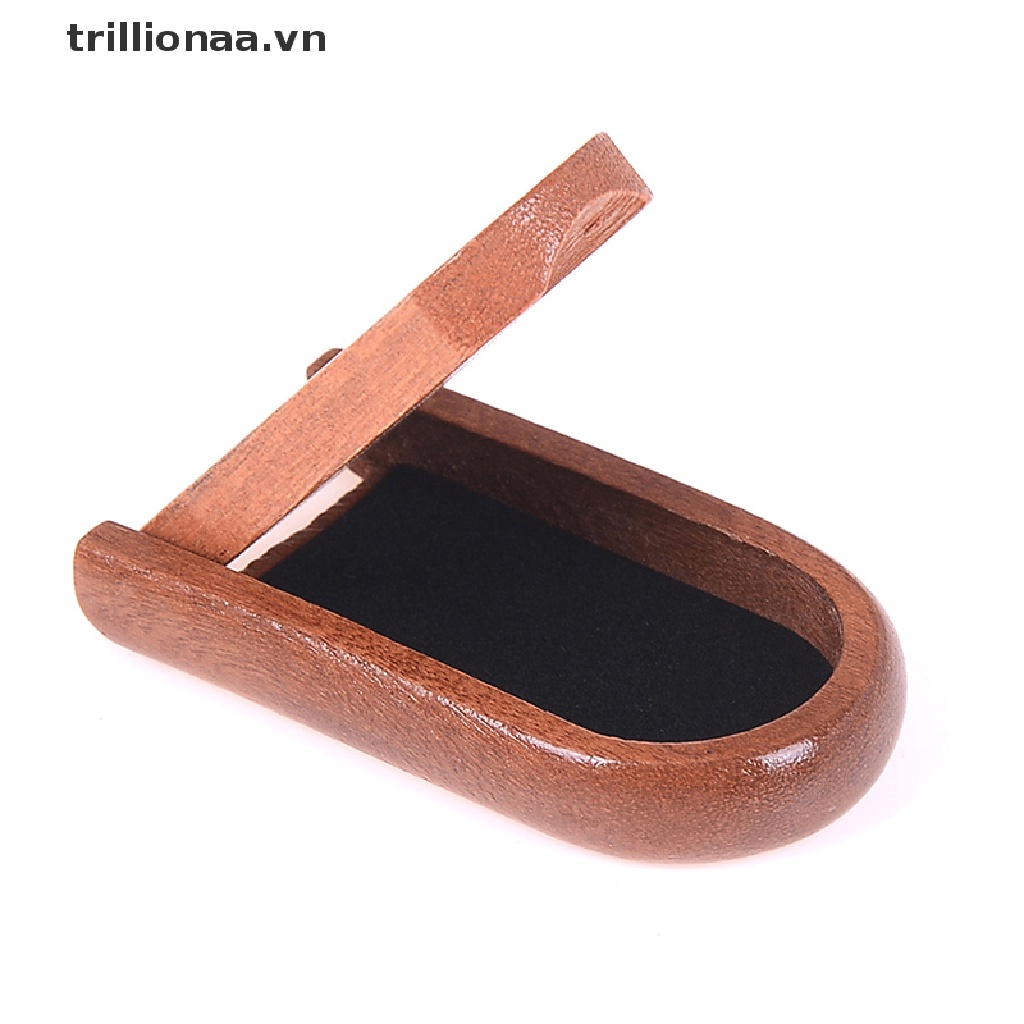 [Triillionaa] Giá Đỡ Ống Hút Thuốc Lá Bằng Gỗ Bền Có Thể Gập Lại