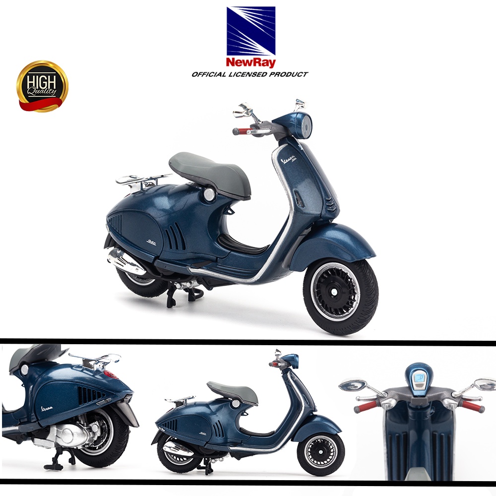 Mô hình xe máy Vespa 946, Primavera, GTS300 1:12