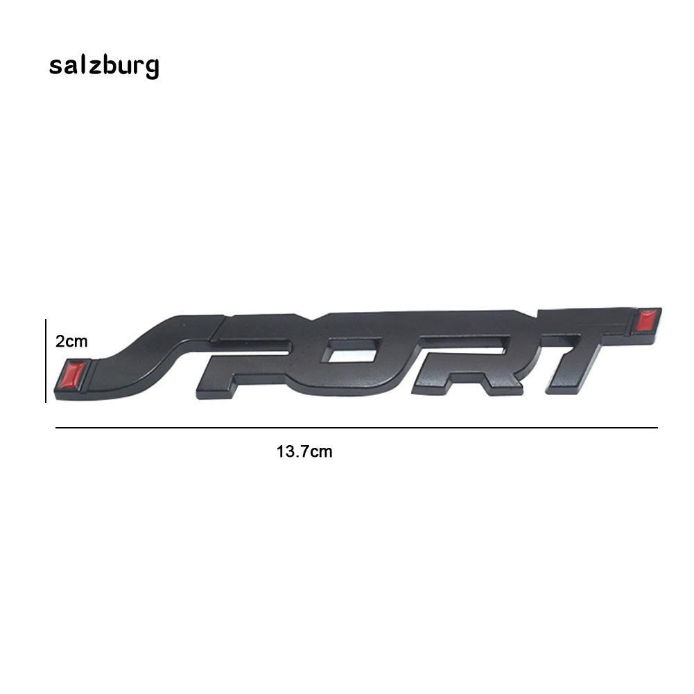 Hình dán 3D chữ SPORT trang trí xe hơi