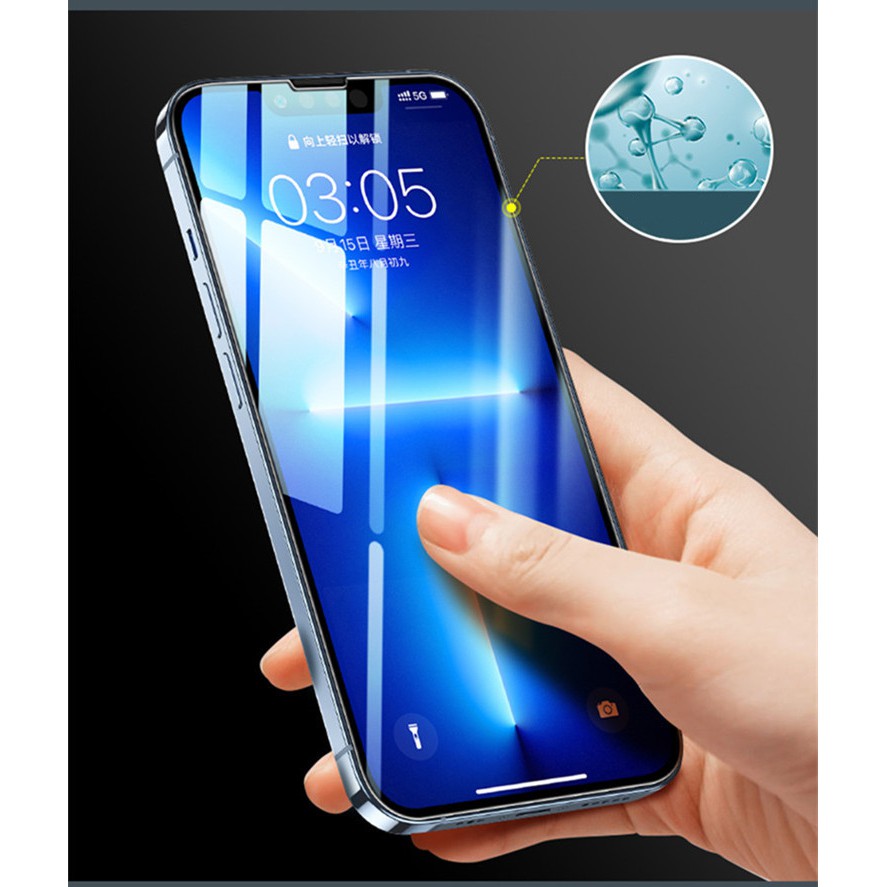 Miếng Dán Kính Cường Lực Full Viền Đen GOR cho iPhone 13 Mini / 13 / 13 Pro / 13 Pro Max.