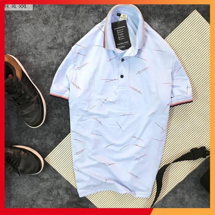 Áo Thun Nam ⚡FREESHIP – HÀNG CHẤT⚡ Cổ Bẻ Tay Ngắn In họa Tiết, Chất Liệu Thun Cá Sấu Cao Cấp - Start Man | BigBuy360 - bigbuy360.vn