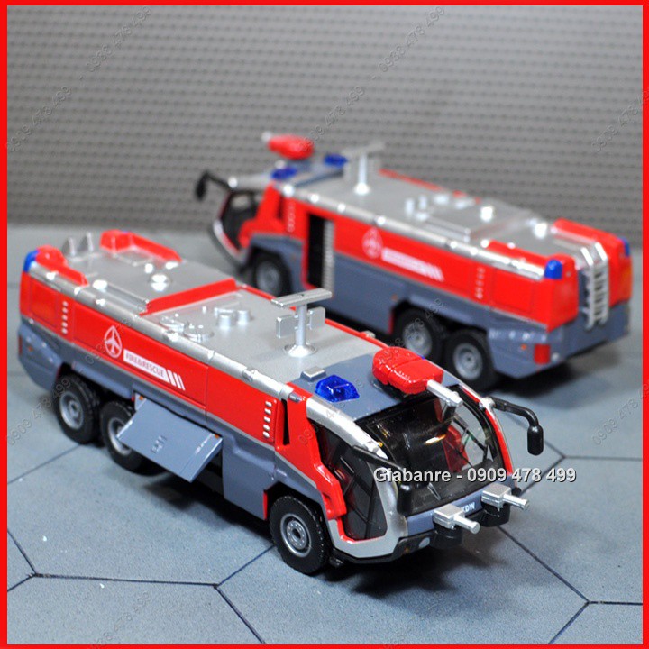 Xe Mô Hình Kim Loại Cứu Hoả Đặc Chủng Rosenbauer Nhỏ Tỉ Lệ 1:50 - KDW - 9924