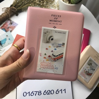Album Ảnh Polaroid mini cỡ ảnh 6x9, để vừa 64 ảnh 6x9 bìa có chữ gồm 5 màu đẹp
