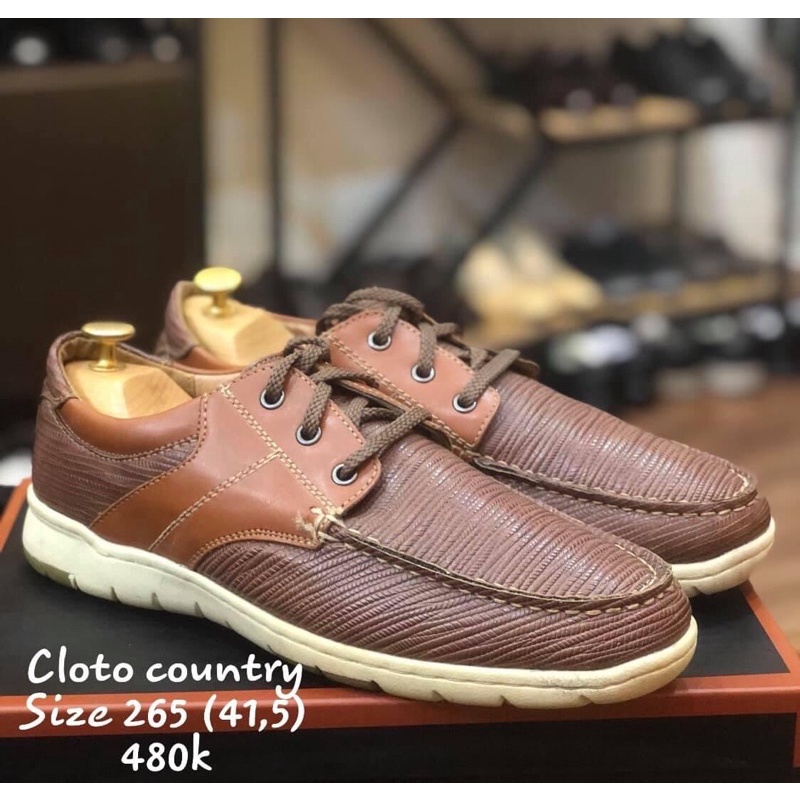 [Giày 2hand] [Size 42] [TonaShoe] Giày Thể Thao Da Thương Hiệu Cloto Country