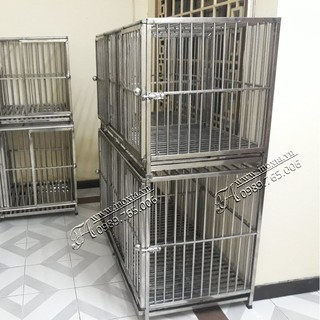 Chuồng nuôi chó, lồng chó inox các loại nuôi chó từ 10kg đến 30 kg