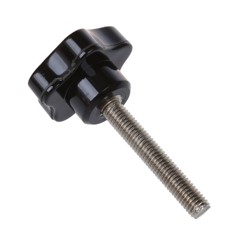 Núm Vặn Siết Chặt Thay Thế Bằng Bạc Đen Ren M8X50Mm Hình Ngôi Sao