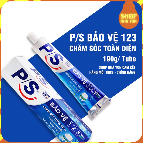 Kem đánh răng PS bảo vệ 123 190g chăm sóc toàn diện