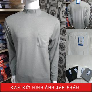[GIẢM GIÁ] Áo thun nam đông xuân cổ ba phân siêu ấm