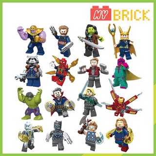 Combo 16 nhân vật lego siêu anh hùng Avenger Marvel - Decool - MR8014