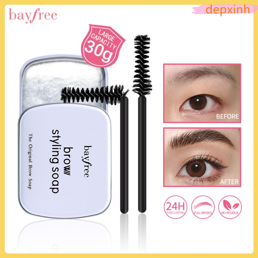 Còn Hàng Bayfree Trang Điểm Tạo Kiểu Lông Mày Xà Phòng Thiên Nhiên 3 Chiều Lông Mày Sáp Trong Suốt Giữ Chân Mày Xà Phòng Lông Mày Kem cá Tuyết
