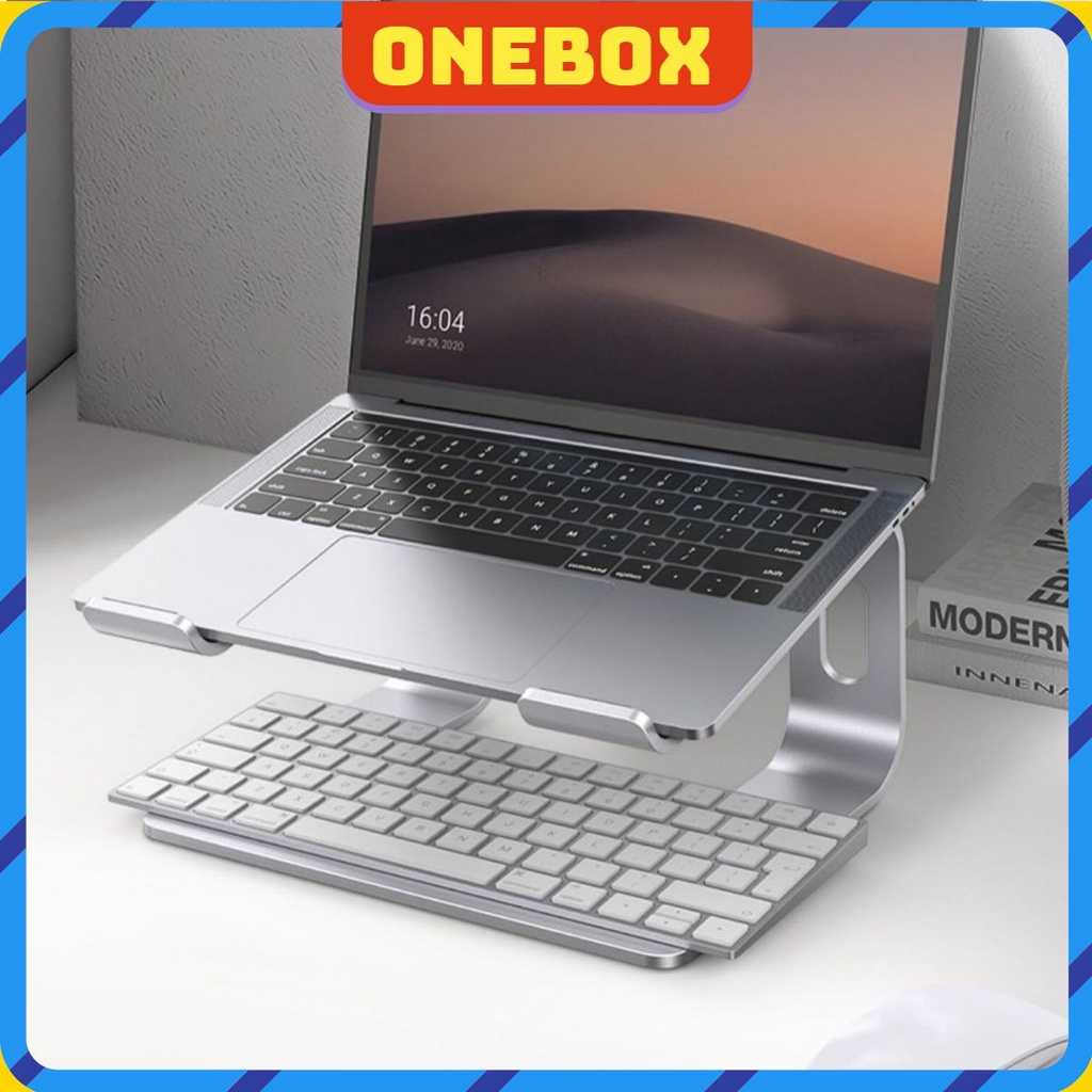 XN9 - Giá đỡ laptop stand notebook Macbook máy tính xách tay hợp kim nhôm có thể tháo rời kiêm đế tản nhiệt để bàn