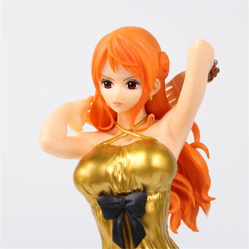 Đồ trang trí Đồ Chơi Nhân Vật Luffy Nami Bằng Pvc Nhiều Màu Sắc