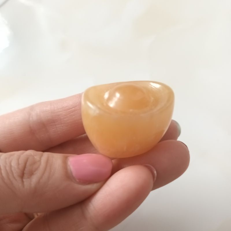 Thỏi vàng đá hoàng long phong thủy đặt bàn thờ Thần tài, làm hủ tụ Bảo Bồn, sưu tầm