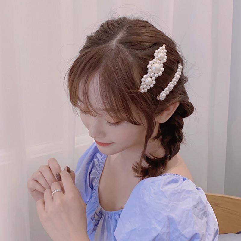 Kẹp Tóc Pink Empress Đính Ngọc Trai Xinh Xắn Thời Trang Cho Nữ