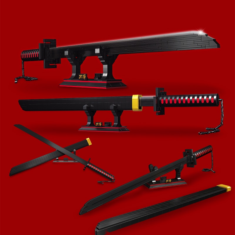 Đồ Chơi Lắp Ráp Kiểu LEGO Thanh Kiếm Zangetsu Của Kurosaki Ichigo Bleach DK1501 Với 932 Mảnh Ghép