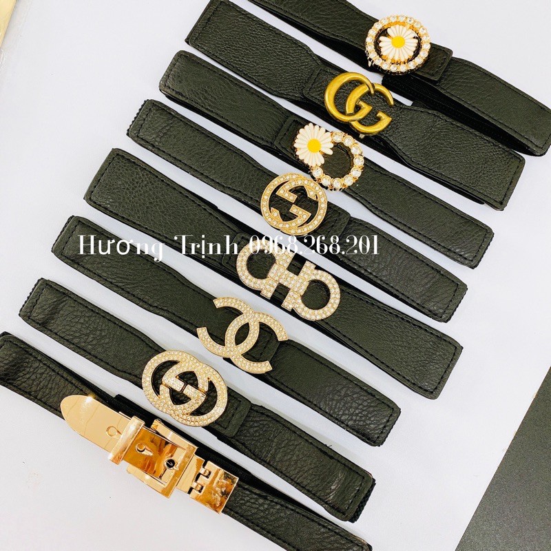 Belt nịt váy đính đá phụ kiện quần áo đẹp/ đai váy