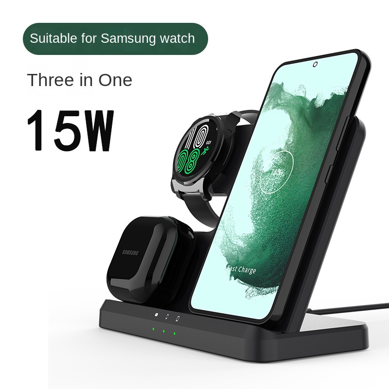 Đế Sạc Nhanh Không Dây 15W 66W Cho Điện Thoại Đồng Hồ Samsung