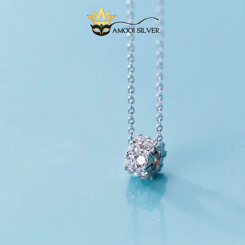 Dây chuyền bạc S925 galaxy trụ - Amooi Silver AD126