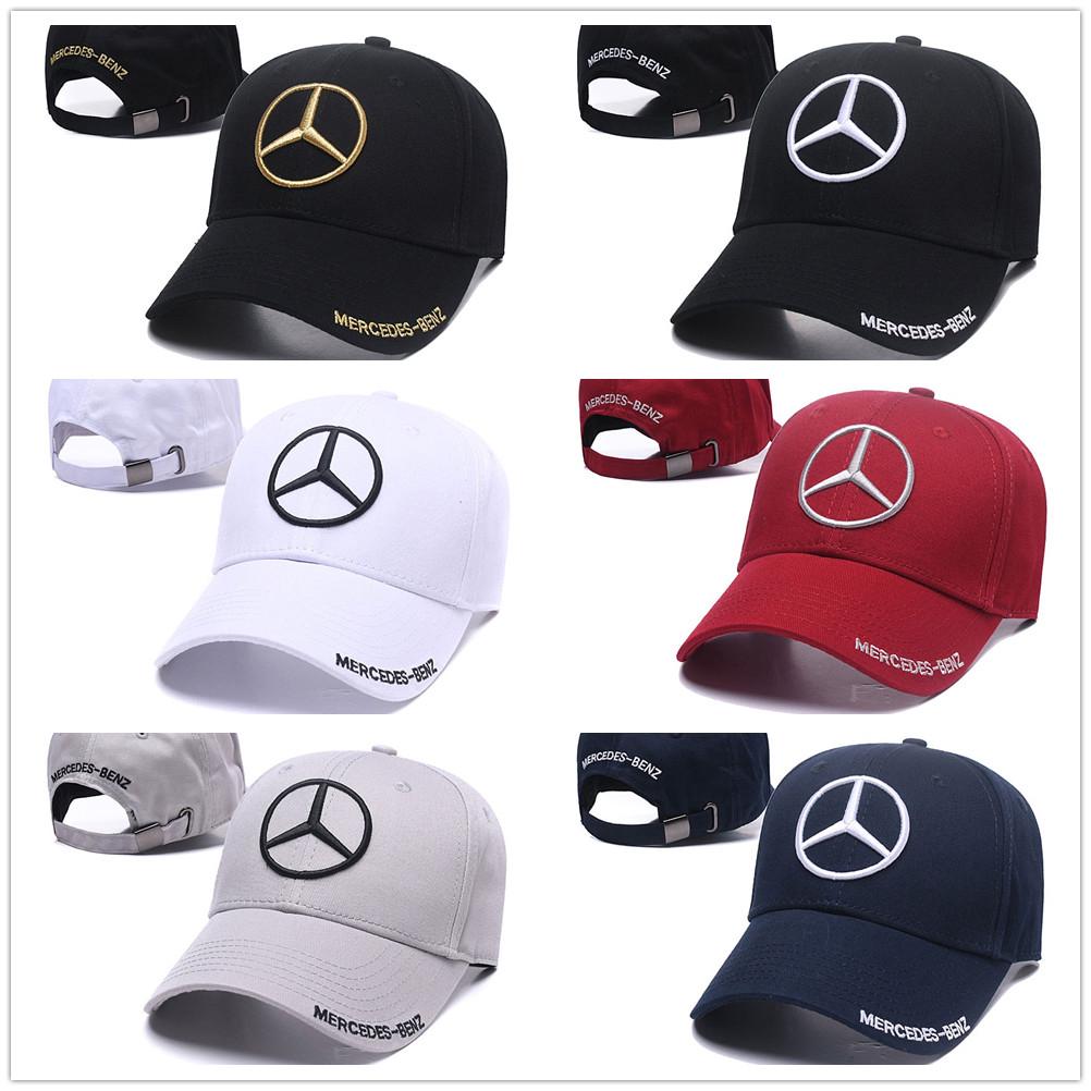 Mũ Lưỡi Trai Chống Nắng Thêu Logo Mercedes-Benz