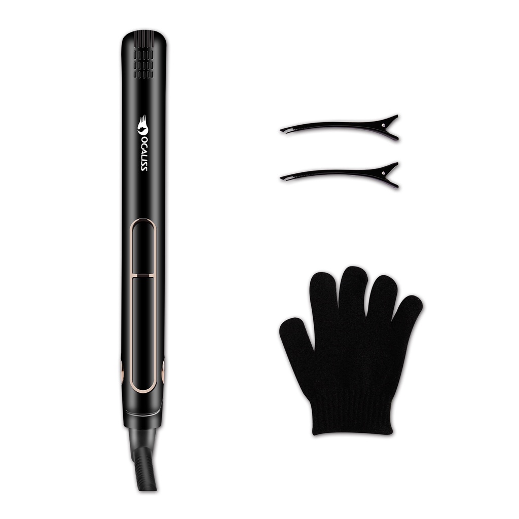 Máy ép duỗi tóc, uốn tóc xoăn Hàn 3in1, thanh gốm là tóc nhanh, giúp kẹp thẳng tóc tránh hư tổn