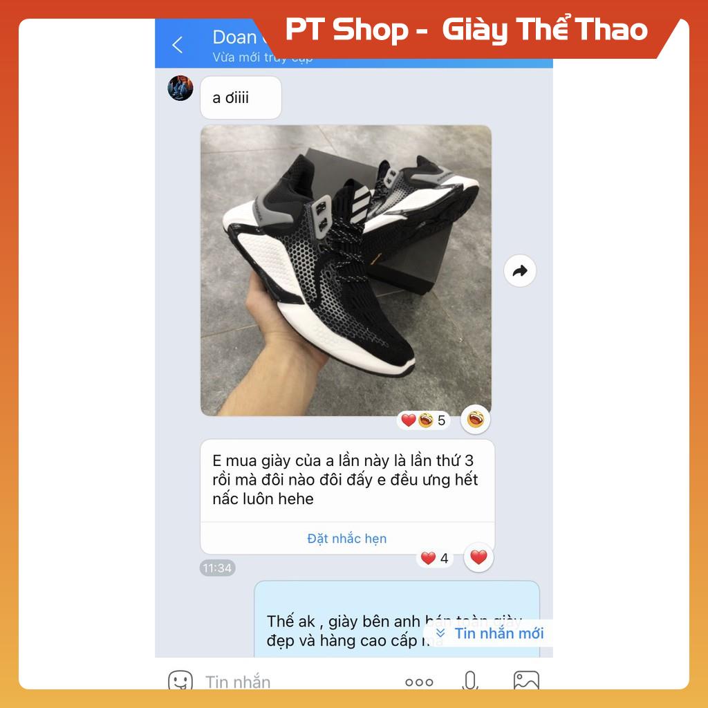 [FreeShip+Giá Hủy Diệt] Giầy Alphabounce xịn sò Full phụ kiện, Giày Sneaker Alphabounce 2020 đen trắng , Hót trend