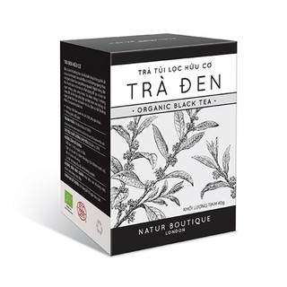 Trà Đen Hữu Cơ 20 Túi Lọc Fito 36g