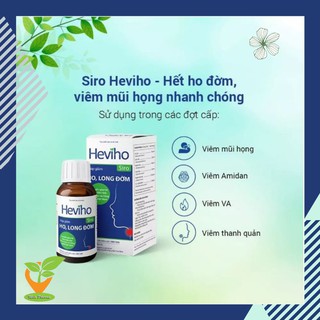 HEVIHO 100ml - Siro giúp giảm ho, long đờm