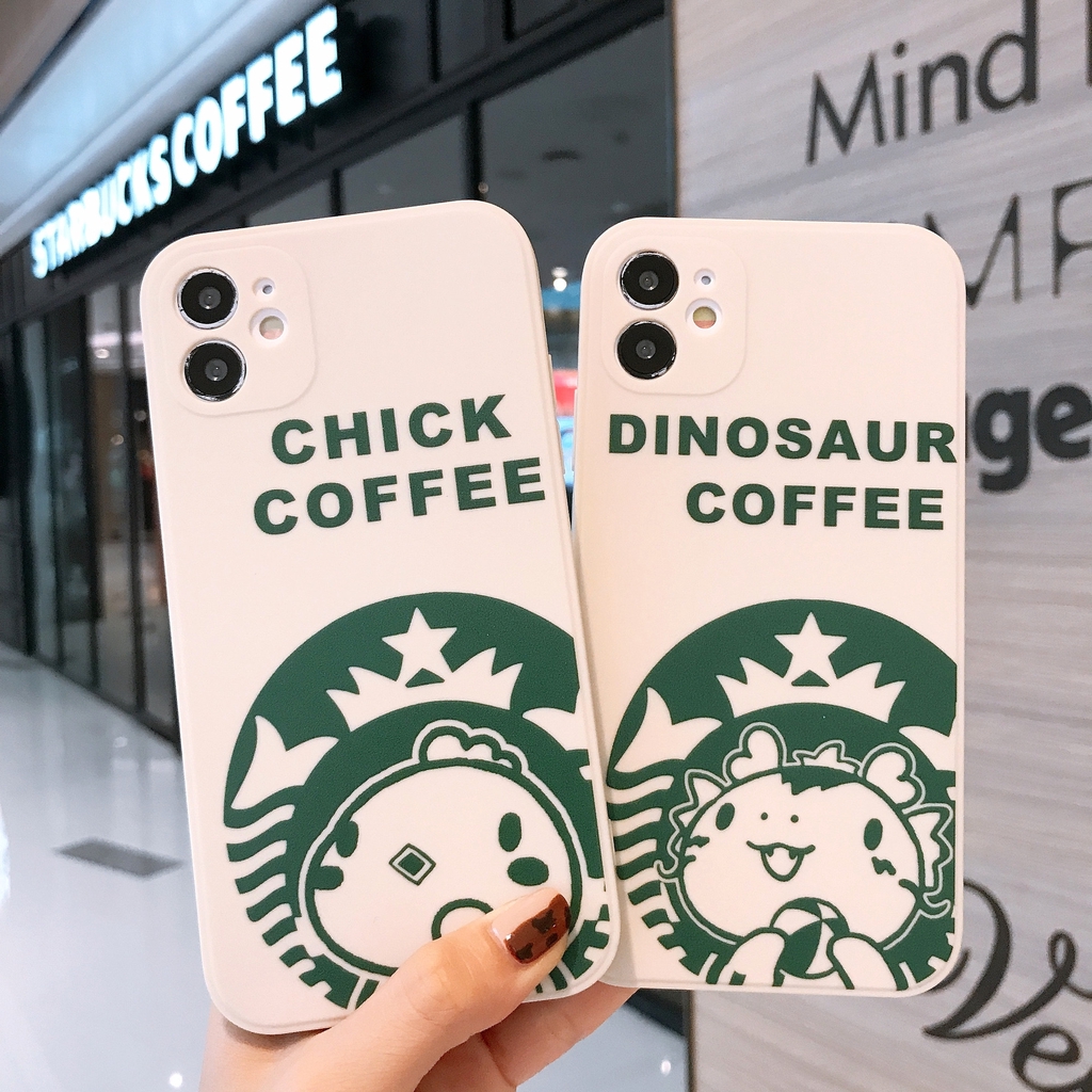 Ốp lưng iphone cạnh vuông chick dino 5/5s/6/6plus/6s/6splus/7/7plus/8/8plus/x/xr/xs/11/12/pro/max/plus/promax-Awifi C2-2