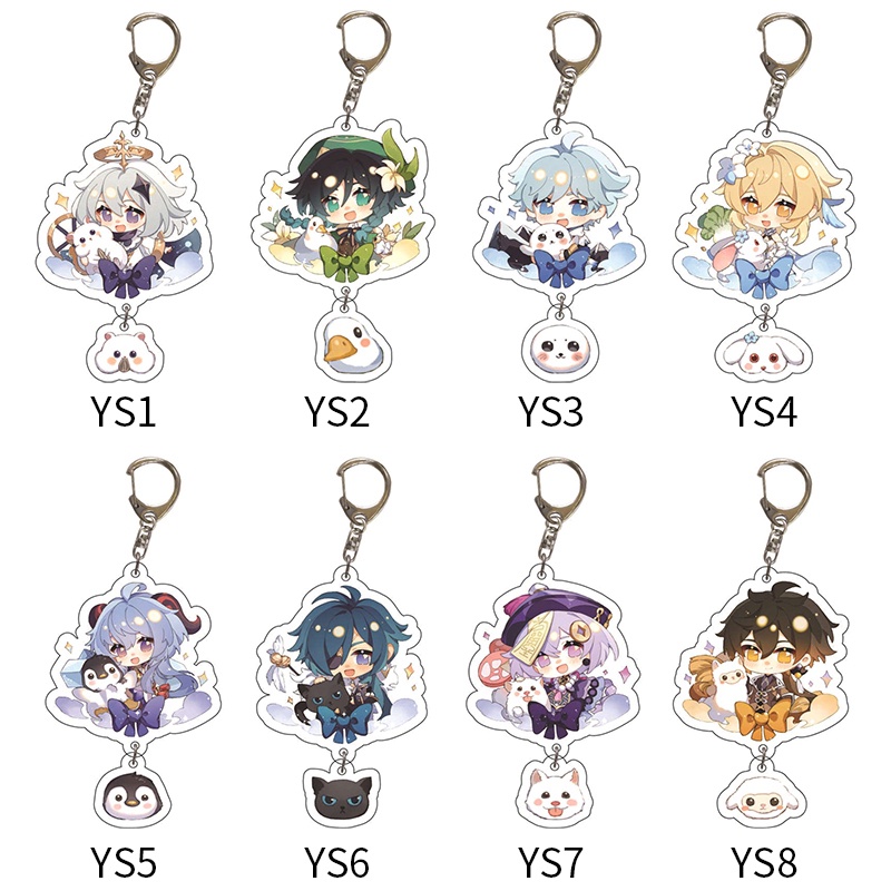 Tmdbyx Móc Khóa Nhựa Acrylic Hình Nhân Vật Trong Game Sưu Tầm