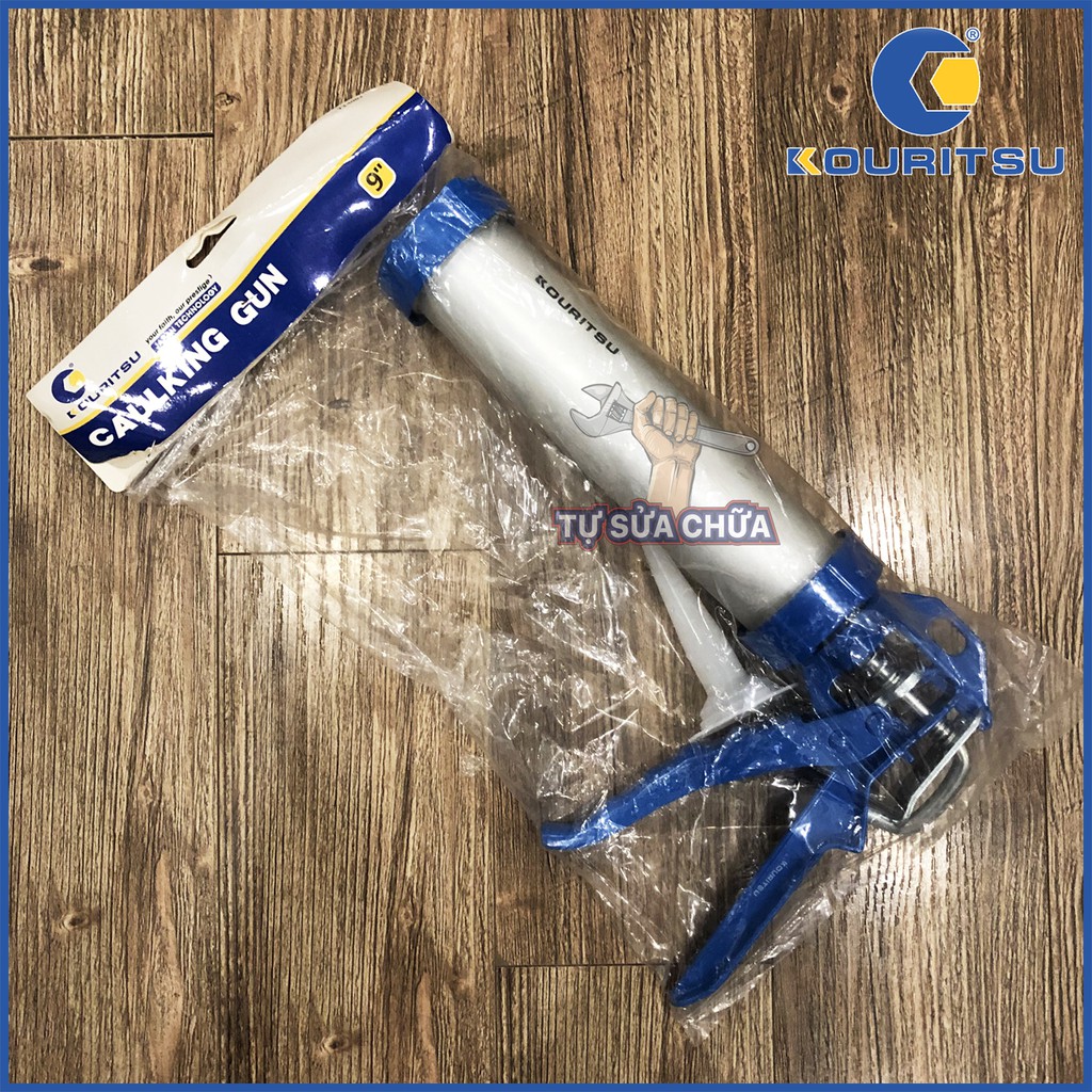 Súng bắn keo silicon Nhật Bản Kouritsu vỏ nhôm SN-T14001