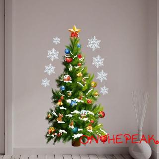 Giấy Dán Tường Trang Trí Hình Cây Thông Giáng Sinh