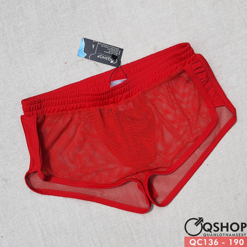 [Ảnh thật] QUẦN NGỦ NAM THUN LƯỚI GỢI CẢM QSHOP QC136