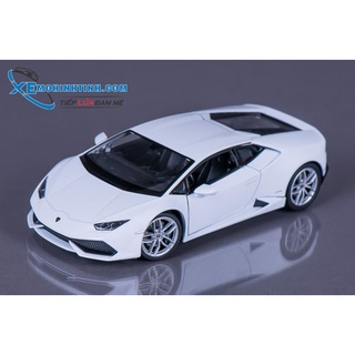 XE MÔ HÌNH LAMBORGHINI HURACAN 1:24 WELLY (TRẮNG)
