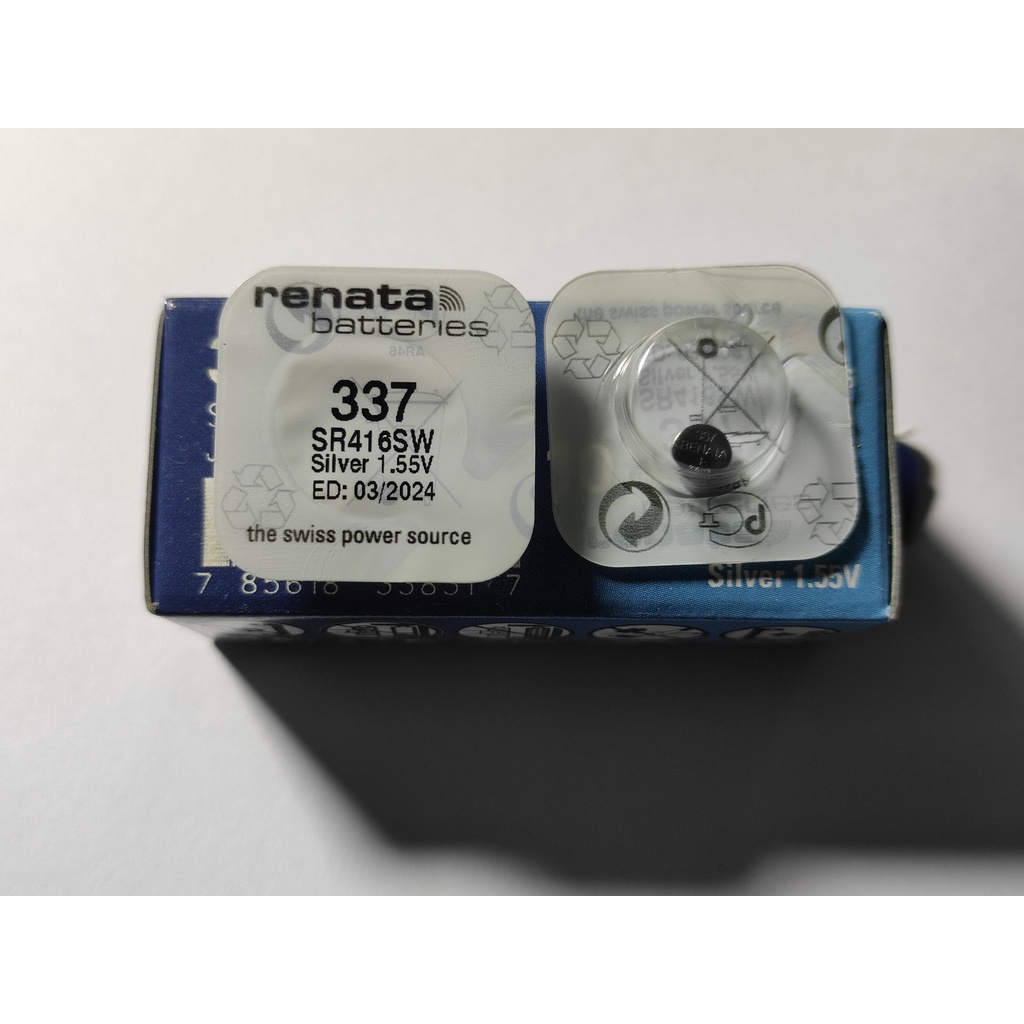 1 Viên Pin Đồng Hồ Renata Thụy Sĩ SR416SW / 337 Loại Tốt