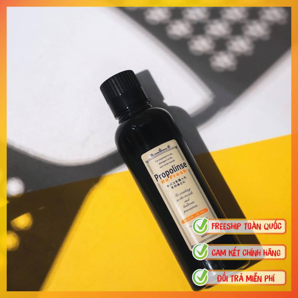 [Hàng Nhật Chuẩn] Nước súc miệng propolinse đen 600ml nội địa Nhật.