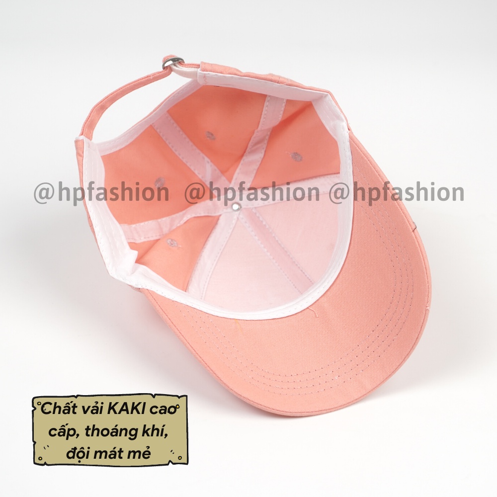 Mũ lưỡi trai ❤️ Nón kết thêu hình chữ HOLLYWOOD chất kaki cao cấp form unisex nam nữ N52 - Happy Style